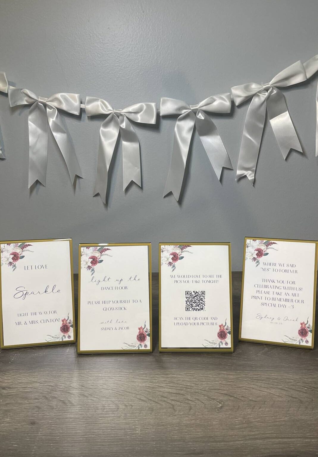 table signs