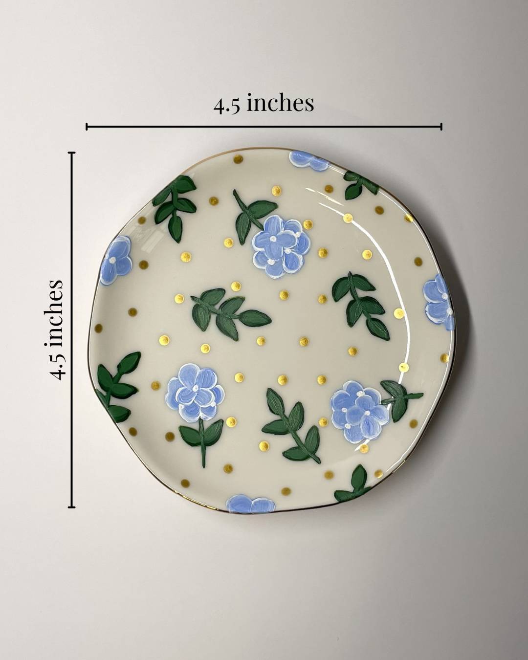 Custom Hand-Painted Floral Jewelry Dishes - Image 10