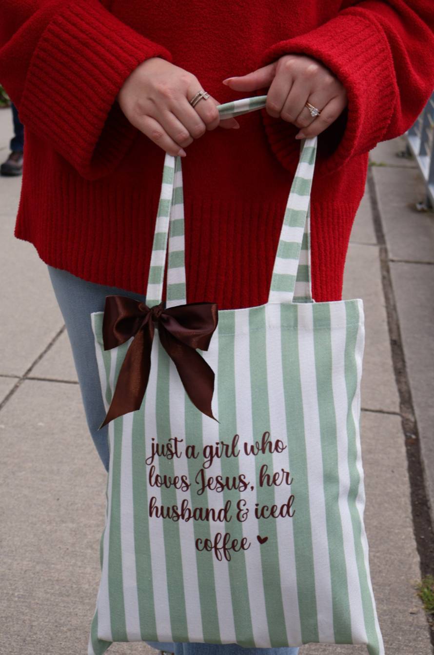 Just a Girl Tote - Image 2