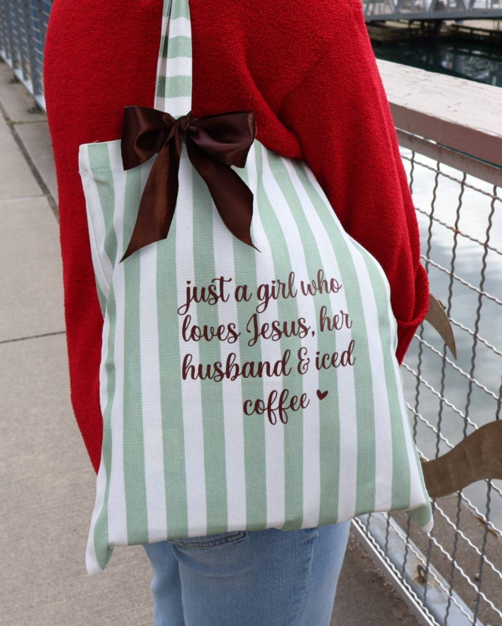Just a Girl Tote - Image 3