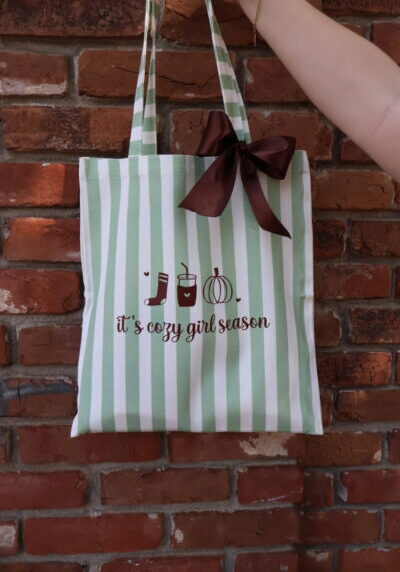 cozy girl season tote